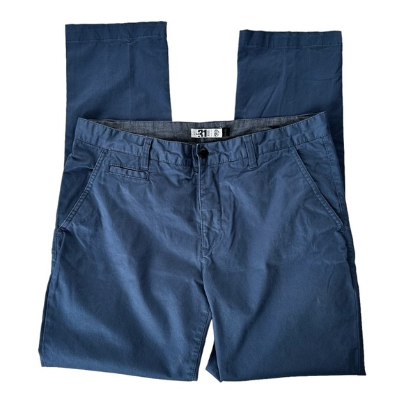 LE 31 By Simons Men's Coupe-Stockholm Fit Blue Pants 34-36L - Picture 3 of 13